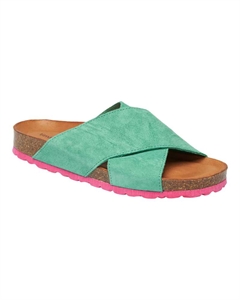 Annet sandal, Aqua/fuxia bund